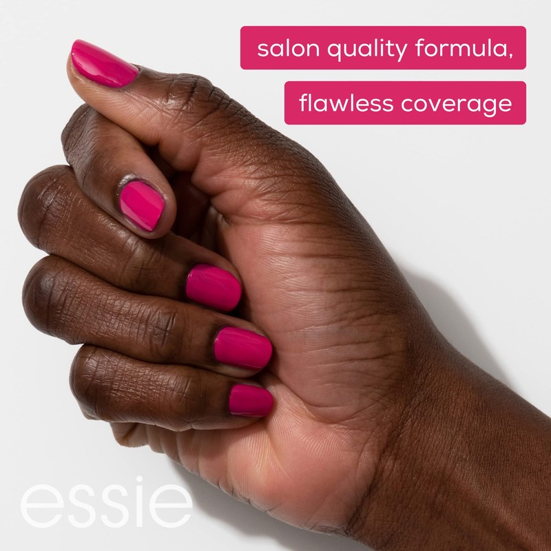 Essie salon-quality nail polish, vegan formula, copper metallic, Penny Talk,