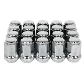 Set of 20 Chrome Lug Nuts M12x1.25 Wheel Lug Nuts Closed End Lug for Subaru
