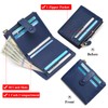FALAN MULE Small Wallets for Women RFID Blocking Slim Bifold