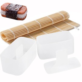 Clear Musubi Press Mold, Musubi Mold Kit, Non-stick Onigiri mold, BPA-Free Sushi Maker Mold, Hawaiian Musubi Maker