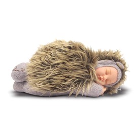 Anne Geddes 572608 Large Sleeping Hedgehog Doll / Large Sleeping Baby Hedgehog Doll 12 Inch / 30 cm - Bean Filled Soft Body