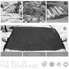 TOTMOX Car Windshield Cover All-Weather Windshield Snow Cover with Elastic