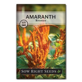 Sow Right Seeds - Bronze Amaranth Seeds for Planting - Non-GMO Heirloom Packet with Instructions to Plant & Grow an Outdoor Home Vegetable Garden - Colorful & Unique Autumn Bouquets (1)