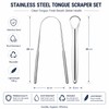 Stainless Steel Tongue Scraper for Daily Oral Care – Reusable