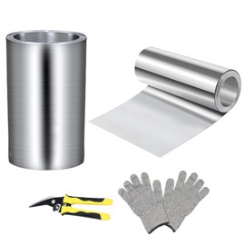 Aluminum Flashing Roll Roof Flashing,12Inch*50Ft Metal Roofing Flashing,0.3mm Thickness Aluminum Roof Panels for Sealing Windows Doors Siding Roofing Preventing Roofing Stains and Moss