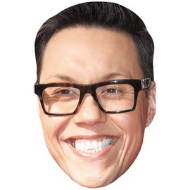 Gok Wan (Smile) Celebrity Mask, Flat Card Face, Fancy Dress Mask