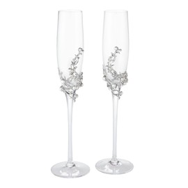 Olivia Riegel Silver Eleanor Flute (Set of 2) - FL2301