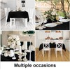 smiry Table Cloth Wipe Clean Rectangular 140x200 cm, Wipeable Water