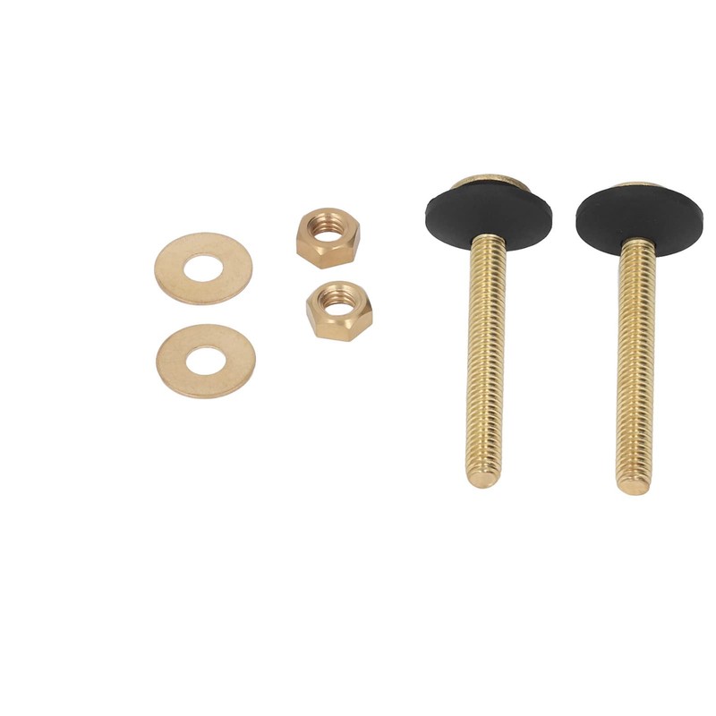 Toilet Tank Bowl Sealing Gasket Rubber Brass Repair Kit Bathroom