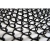 Fireplace Replacement Black Hanging Mesh Curtain Screens Two (2) Panels