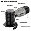 ZFULVO Brushless Cordless Angle Grinder Kit, 19500rpm Mini Electric Angle