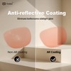 Goiteia FL-Rose Migraine Clip on Glasses-Amber Clip-on Blue Light Blocking