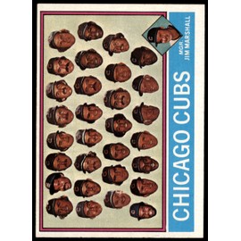 1976 Topps # 277 Cubs Team Checklist Jim Marshall Chicago Cubs (Baseball Card) NM Cubs