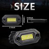 12 Pods Pure White Rock Lights for Trucks 6500K Super