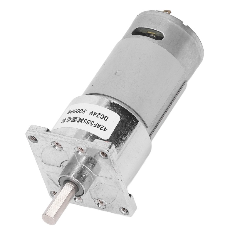 DC24V Gear Motor Self Locking Worm Speed Reduction Motor with