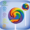 LIDATREE 1.5" Swirl Lollipop, Rainbow Lollipops Individually Wrapped Bulk, Kid's