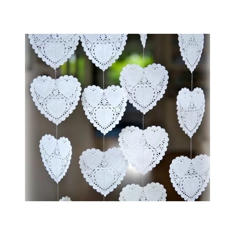 Eco R. Pack 200 Blondas Servilleta Decorativa Papel 21cm Mayoreo