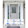 TEEHO WiFi Smart Lock TE012W, Fingerprint Door Lock with Built-in