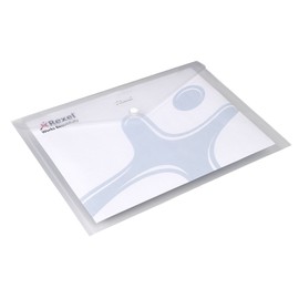 REXEL - Chemise pochette ICE, format A4 à l'italienne, PP, Transparent