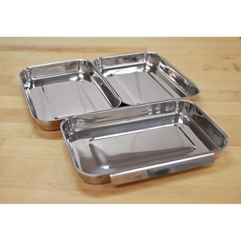 Küchenprofi Stainless Steel Breading Set, No Mess Linking, Overlapping Breading