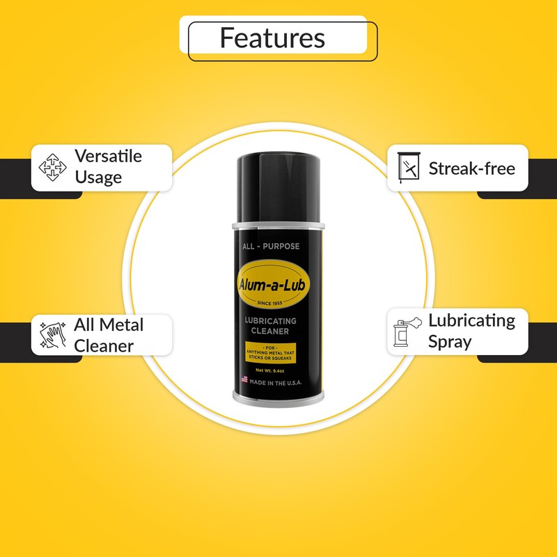 Brixwell Alum-A-Lub All Purpose Lubricating Cleaner for All Metals -