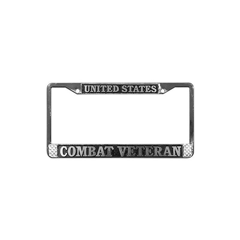 Combat Veteran License Plate Frame