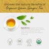 Starwest Botanicals Organic Lemon Ginger Tea - Caffeine Free Herbal