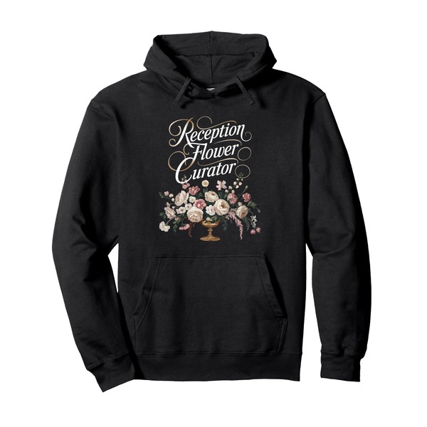 Florist Reception Flower Curator Elegant Pullover Hoodie