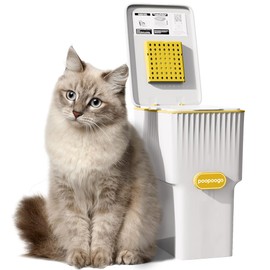 Ayvfirex Cat Litter Trash Can, Best Litter Disposal Bin, Pet Waste Container, Odor Locking, Pet Waste Pail for Cats/S/M Dogs/Rabbits, Cat Lovers' Essential Gift Duo