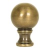 Antique Brass Sphere Finial
