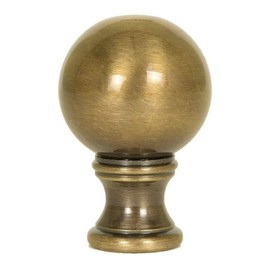Antique Brass Sphere Finial