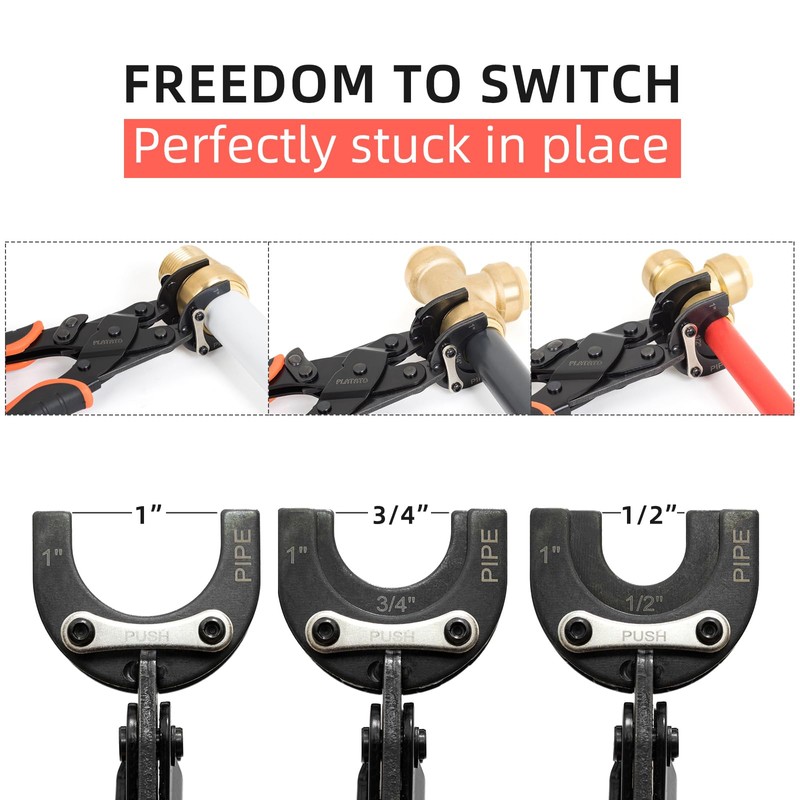 PLATATO Push to Connect Removal Tool Disconnect Tongs Tool for