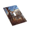 Spshian Single Toggle Light Switch Cover Hunting Flying Wild Ducks
