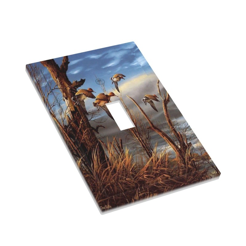 Spshian Single Toggle Light Switch Cover Hunting Flying Wild Ducks