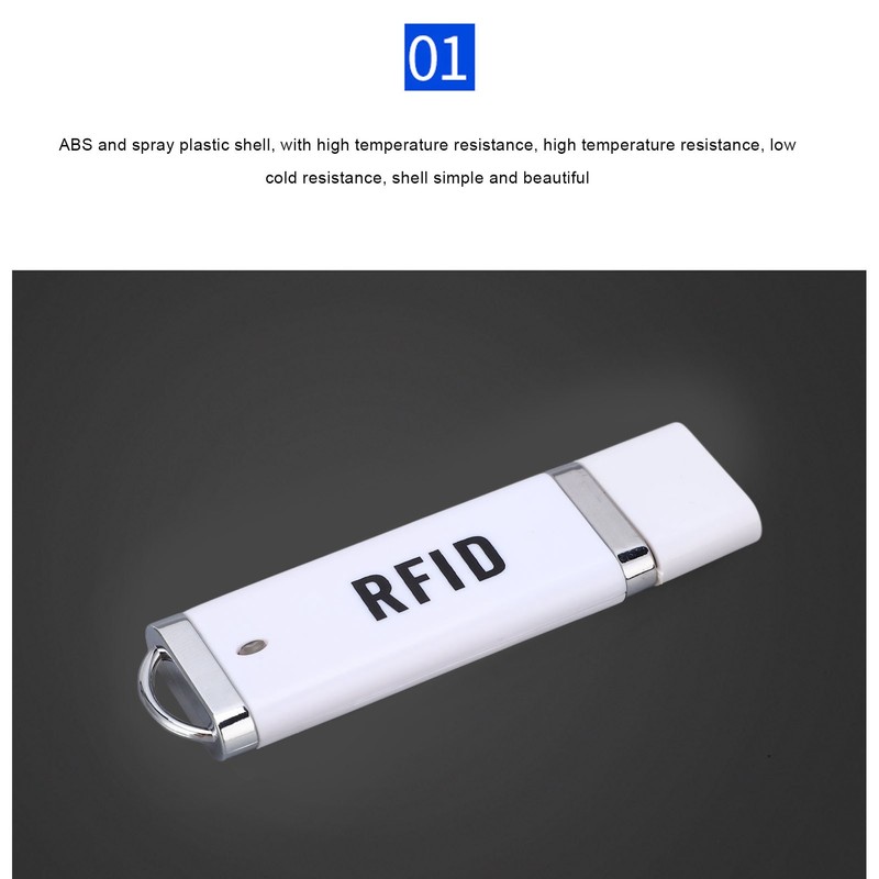 125KHz Portable RFID Reader 5V 100MA U Disk Shape ID
