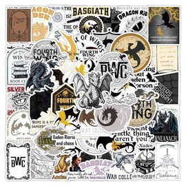 Fourth Wing Sticker 100 PCS Waterproof Cute Animal Dragon Stickers for Laptop Water Bottle Skateboard Luggage Computer Car Motorcycle Bumper Helmet,Vinyl Graffiti Decals for Teens Adults Kids