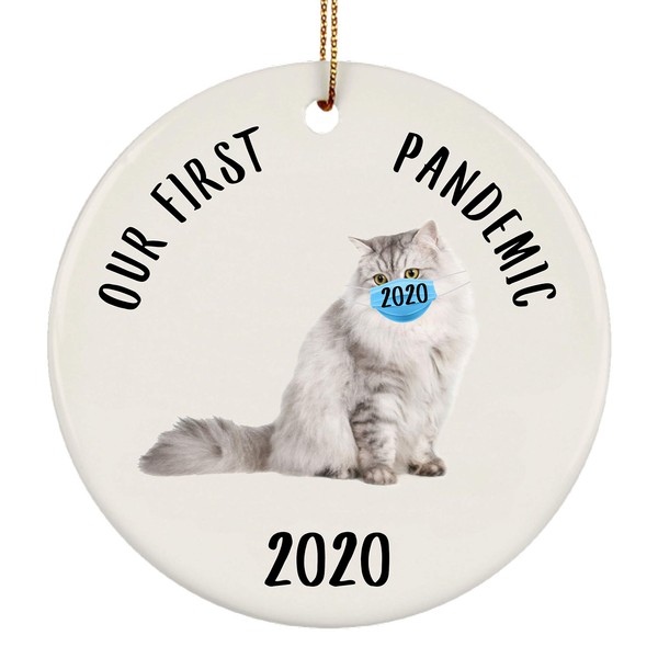 Personalized Date Custom Year Norwegian Forest Cat Smoke 2024 Christmas