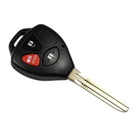 HQRP 3 Buttons Key Fob Compatible with Scion xb 2008 2009 08 09 Remote Uncut Shell