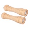 2pcs Wood Salt and Pepper Grinder Adjustable Coarseness Wooden Pepper