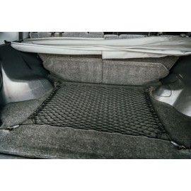 EACCESSORIES EA Rear Trunk Organizer Cargo Net for HONDA CRV CR-V 1997-2001 - Floor Style Cargo Net for SUV - Premium Mesh Elastic Car Trunk Organizer Vehicle Carrier Storage-Compatible with HONDA CRV