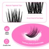 Lash Clusters, CALAILIS Cluster Lashes 168Pcs D Curl Eyelash Clusters