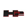 2pcs H2 Rear Liftgate Door Nameplate 3D Badge Emblems Replacement