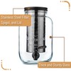 BTaT- Cold Brew Coffee Maker, 1 Gallon, Black, Mason Jar
