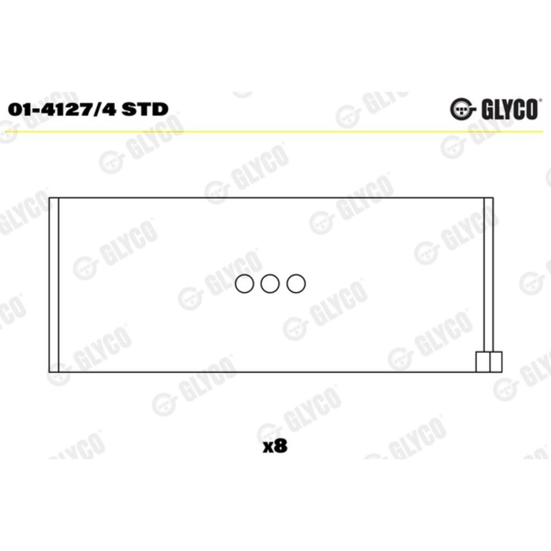 Glyco 01-4127/4 STD Connecting Rod Bearing