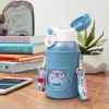 Maíz Botella Agua Niños Infantil + Popote Kawaii Antiderrame