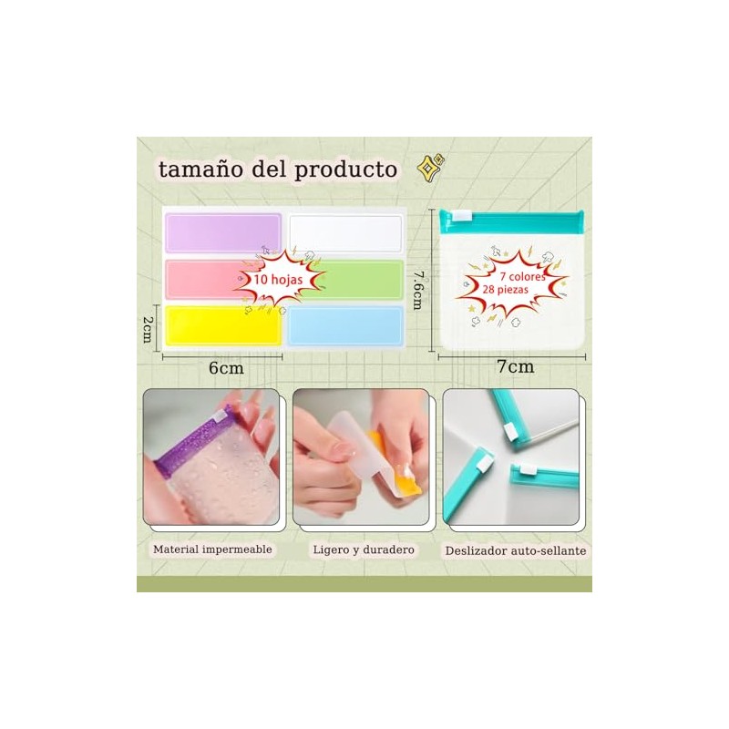 Georgex Organizadoras Medicamentos Piezas Bolsas Pastillas Viajes Bloqueo Deslizante Transparentes