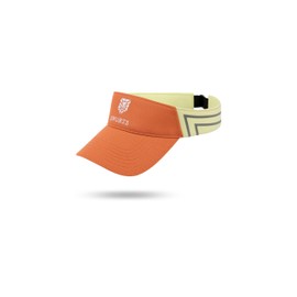 SWORTS Glory Visor (Unisex) Hair-Friendly Running Visor for Men and Women (Summer Running Cap), Yellow peach, Unit size