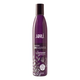 Shampoo Matizador Morado Sin Sal Sin Sulfatos Jayli 320 Ml