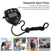 Stopwatch Timer 3 Rows and 60 Channels Larger Display Black