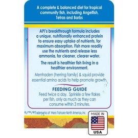 API TROPICAL FLAKES Fish Food .36-Ounce Container
